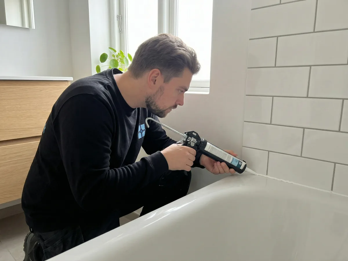 Fugning af badeværelse i Kolding